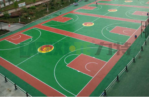 四川成都梓潼县文昌一小-硅PU球场